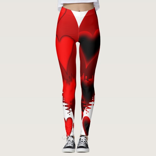 Hearts Leggings (Front)