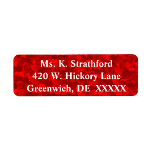 Hearts Like Crazy Return Address -