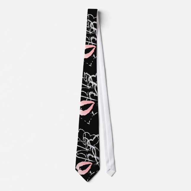 hearts&lips tie (Front)
