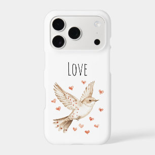 Hearts Love Bird Roses Floral