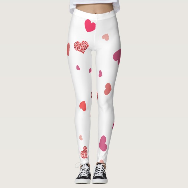 Hearts - love leggings (Front)