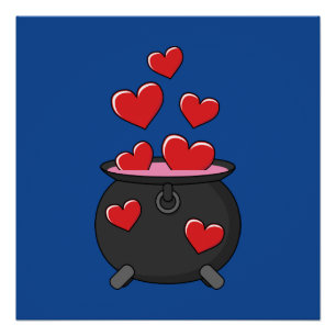 Hearts Love Potion Poster