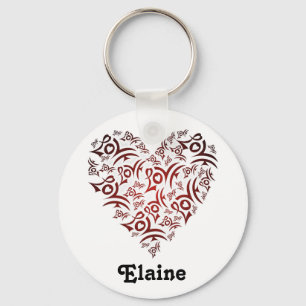Hearts Love Theme Keychain
