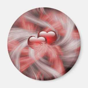 Hearts Love Theme Magnet