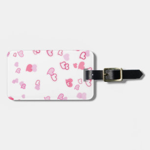 Hearts Luggage Tag