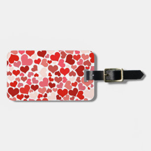 Hearts Luggage Tag