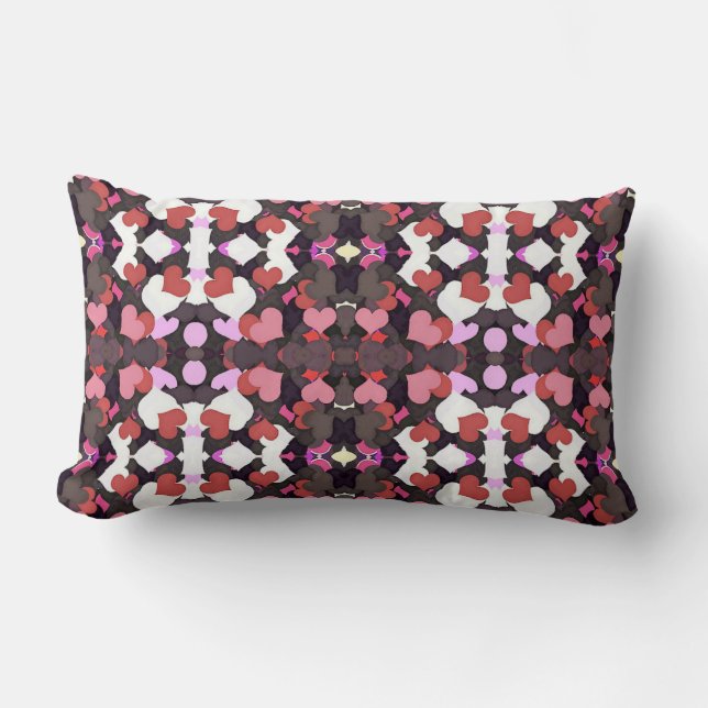 HEARTS LUMBAR PILLOW (Front)