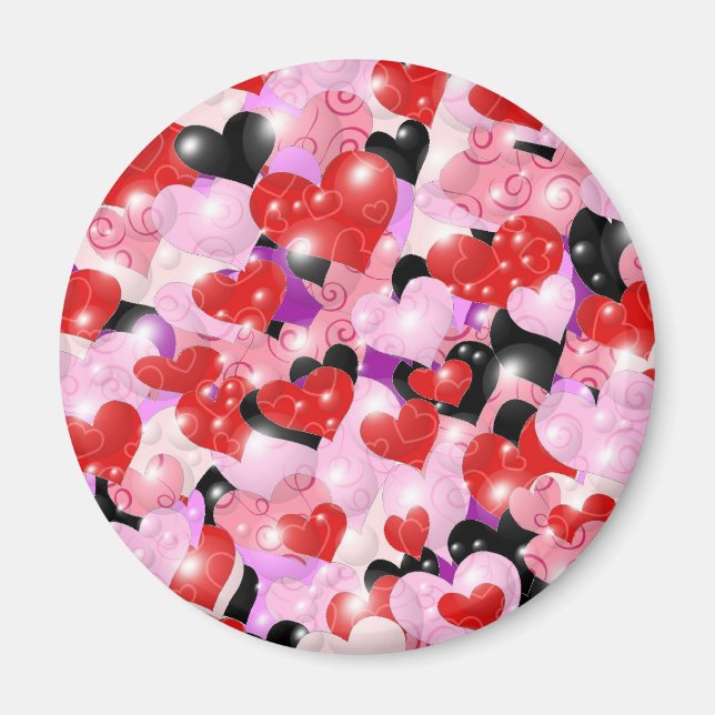 Hearts Magnet (Front)