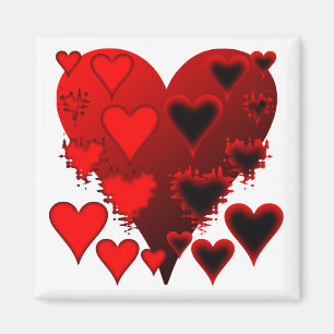 Hearts Magnet