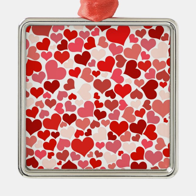 HEARTS METAL ORNAMENT (Front)