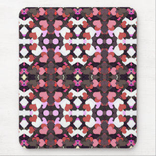 HEARTS  MOUSE PAD