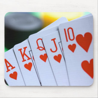 hearts mouse pad