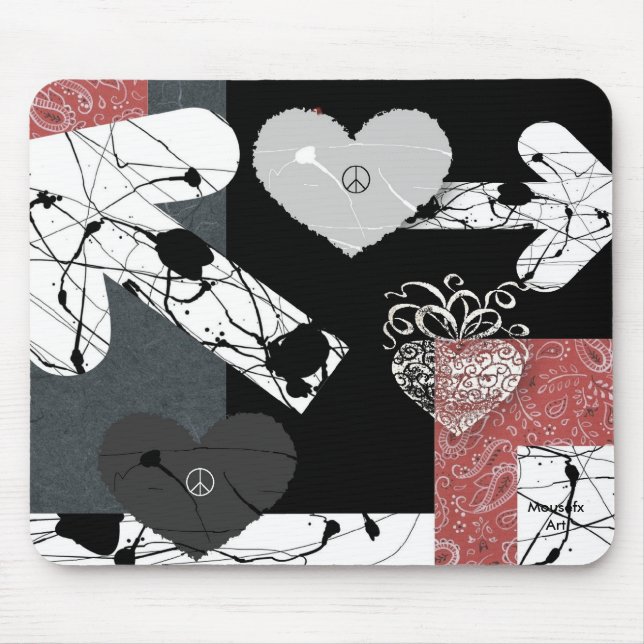 Hearts Mousepad (Front)