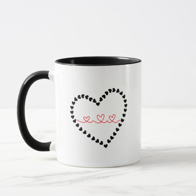 Hearts Mug (Left)