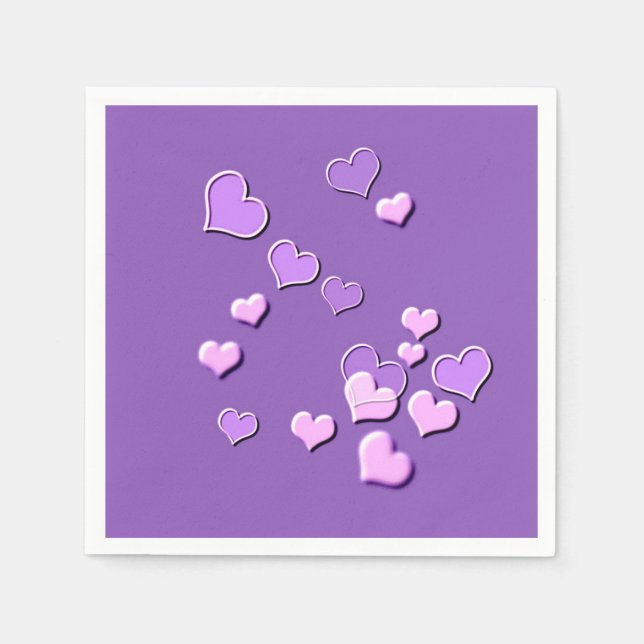  hearts napkin (Front)