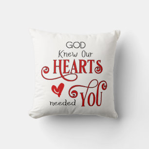 Hearts Needed You Throw Pillow