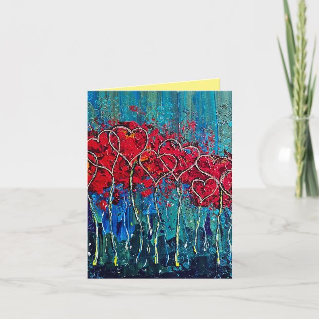 Hearts Note Cards (Front)