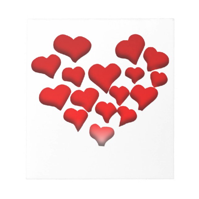 Hearts Notepad (Front)