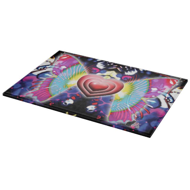 Hearts Of Glys Cutting Board (Corner)