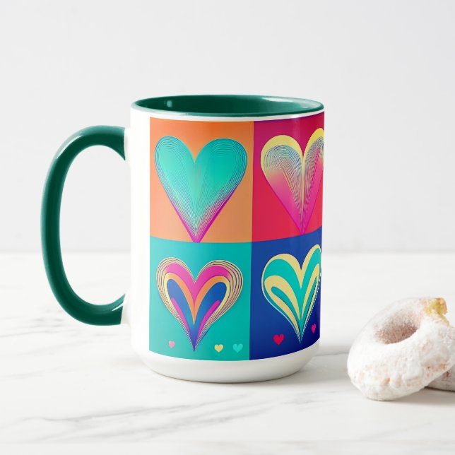 Hearts of Harmony Mug (With Donut)
