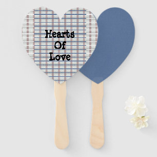 Hearts Of Love Hand Fan