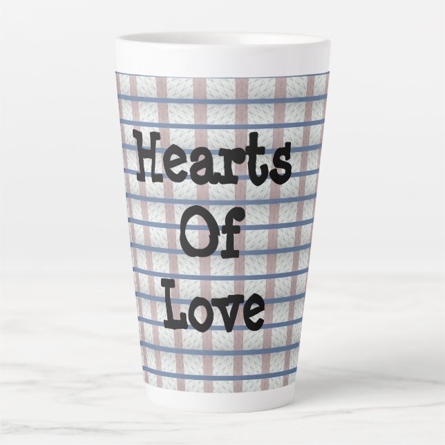 Hearts Of Love Latte Mug (Front)
