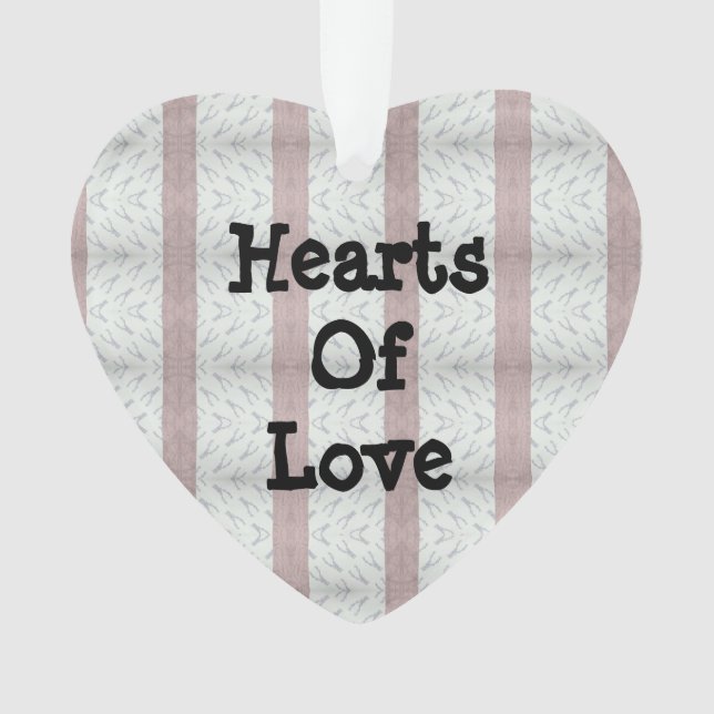 Hearts Of Love Ornament (Front)