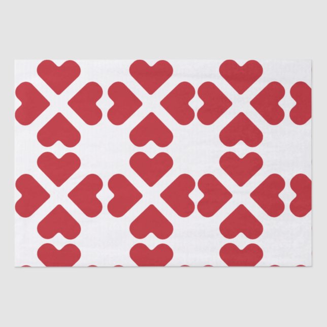 hearts of love tissue paper (Front)
