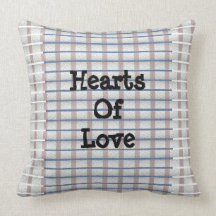Hearts Of Love Two Throw Pillow