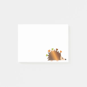 Hearts on a Hedgehog Post-it Notes