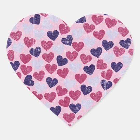 Hearts on Hearts Heart Sticker