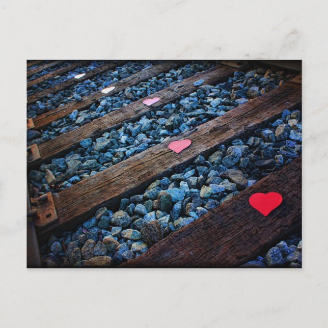 hearts on track postcard (Front)