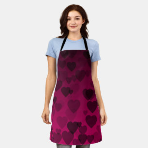Hearts Pattern 18 Apron
