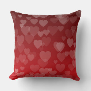 Hearts Pattern 19 Throw Pillow