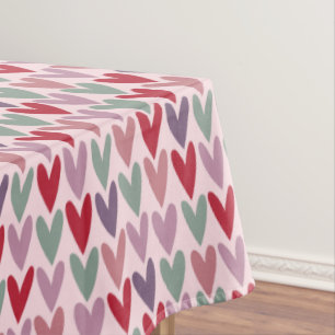 Hearts Pattern 1 Tablecloth