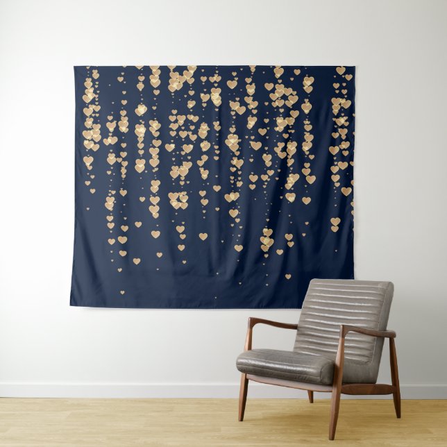 Hearts Pattern 23 Tapestry (In Situ (Horizontal))