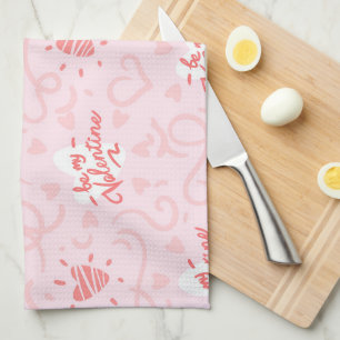 Hearts Pattern 25 Kitchen Towel