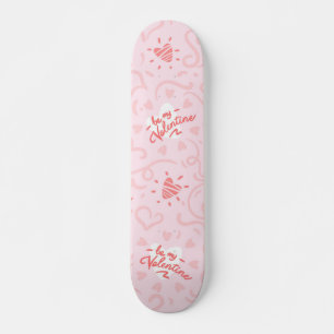 Hearts Pattern 25 Skateboard
