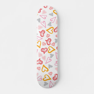 Hearts Pattern 26 Skateboard