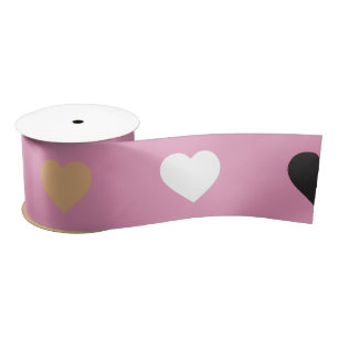Hearts Pattern 32 Satin Ribbon