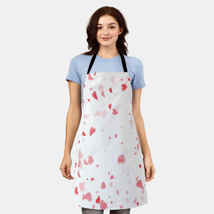 Hearts Pattern 33 Apron