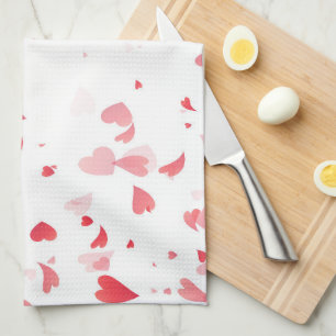 Hearts Pattern 33 Kitchen Towel
