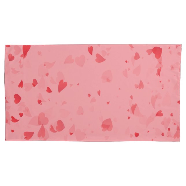 Hearts Pattern 34 Pillowcase (Front)