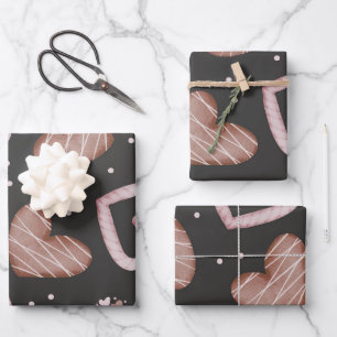Hearts Pattern 35 Wrapping Paper Sheet