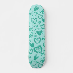 Hearts Pattern 60 Skateboard