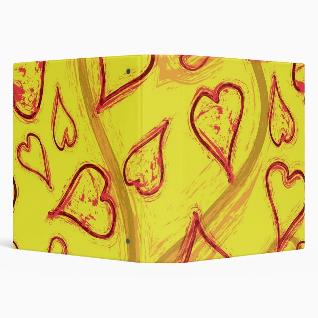 Hearts pattern binder (Background)