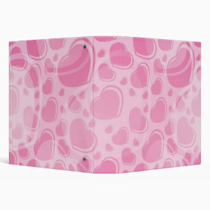 Hearts pattern binder