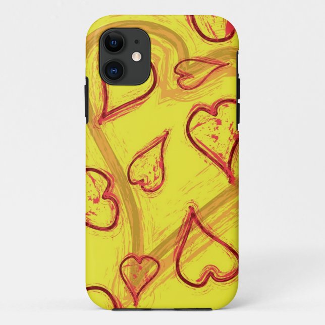 Hearts pattern Case-Mate iPhone case (Back)