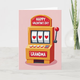 Hearts Pattern Grandma Card