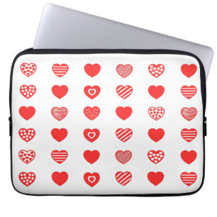 Hearts pattern ! laptop sleeve